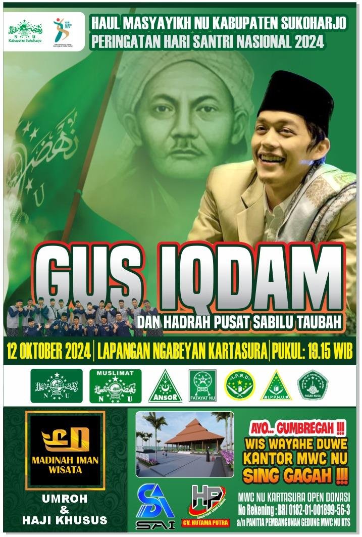 Gus Iqdam Akan Meramaikan Rangkaian Hari Santri di Sukoharjo, Catat tanggalnya! 2 IMG 20241009 WA0009