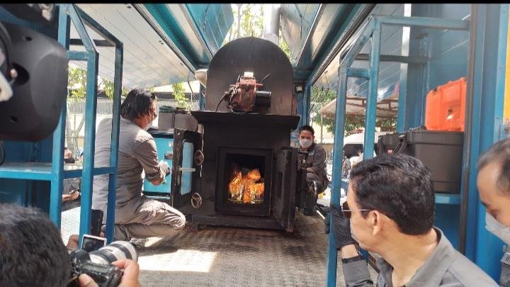 BNN Musnahkan 20 Kg Sabu dari Dua Jaringan Narkotika 2 BNN