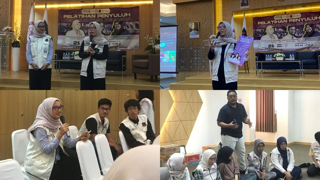 Muja & Fayyaza Mahasiswa FKM UMJ yang terpilih sebagai peserta terbaik dalam kegiatan