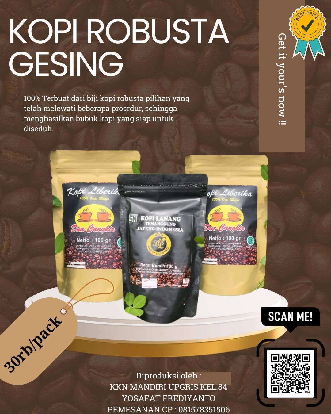 KKN Mandiri UPGRIS 2025 Kelompok 84 Memasarkan Komoditas Pertanian Unggul Desa Gesing (Kopi Robusta) 2 1 20250208 152405 0000