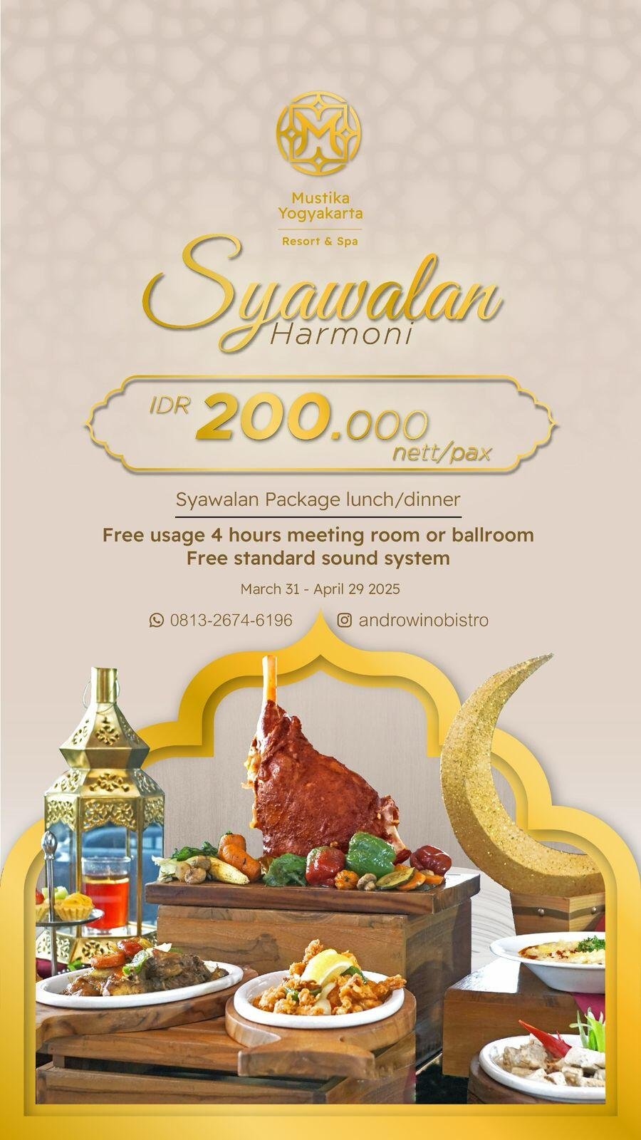 Menikmati Cita Rasa Ramadan di Mustika Resort and Spa Yogyakarta 4 Paket Syawalan dari Mustika Resort and Spa