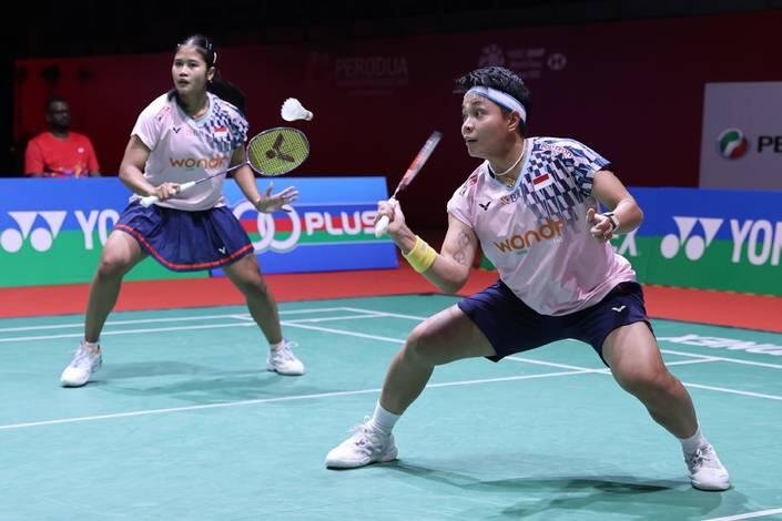 Apriyani Rahayu-Febi Setianingrum/Melaju ke Semifinal Daihatsu Perodua Malaysia Masters 2025 (Sumber: djarumbadminton.com)