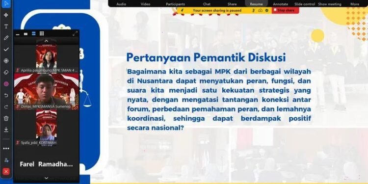 Forum MPK Provinsi Banten Gelar Diskusi Nasional Berkolaborasi bangun legislatif pelajar berintegritas 3 IMG 20250608 121428 265
